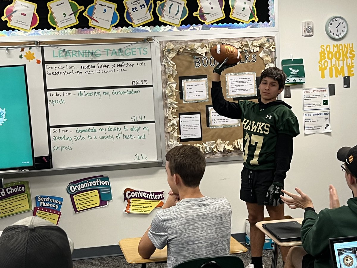 Demonstration Speeches are always a hit! It was fun watching and listening to the students share their interests. #wgbuildingfutures