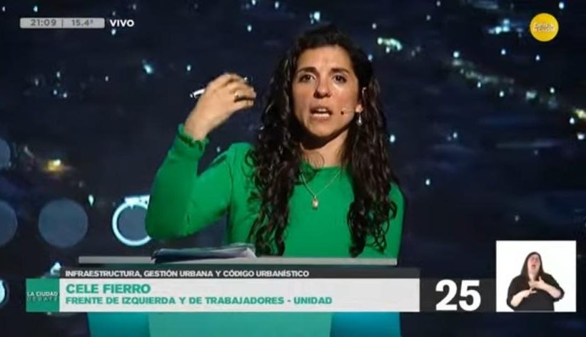 🗣️ #LaCiudadDebate | <a href="/Cele_Fierro/">Cele Fierro</a>: "El subte tiene que ser 100% estatal y controlado por sus trabajadores y usuarios. Sin asbesto. Además, hay que terminar todas las obras que están diagramadas hace decadas y siguen frenadas. Deberian darles un premio por no haber hecho ni un