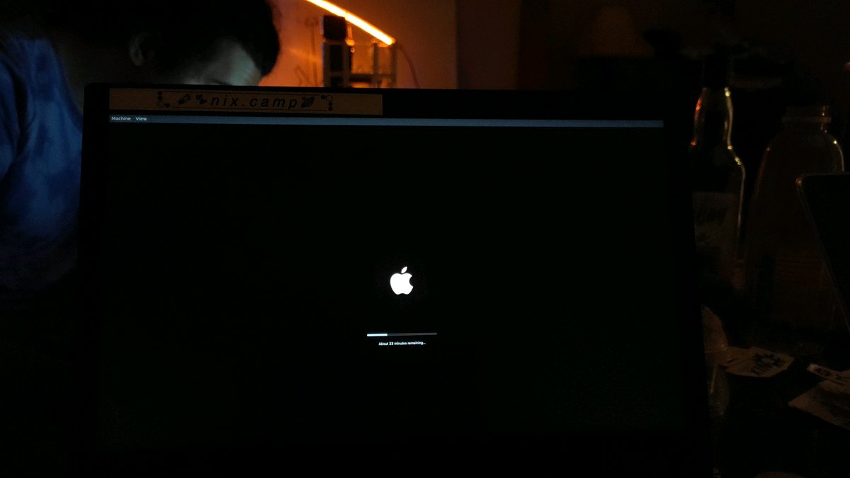 Automating <a href="/Apple/">Apple</a> out of a job at Nix Camp this year

#nixcamp2023 #nixos #nixcamp #nix