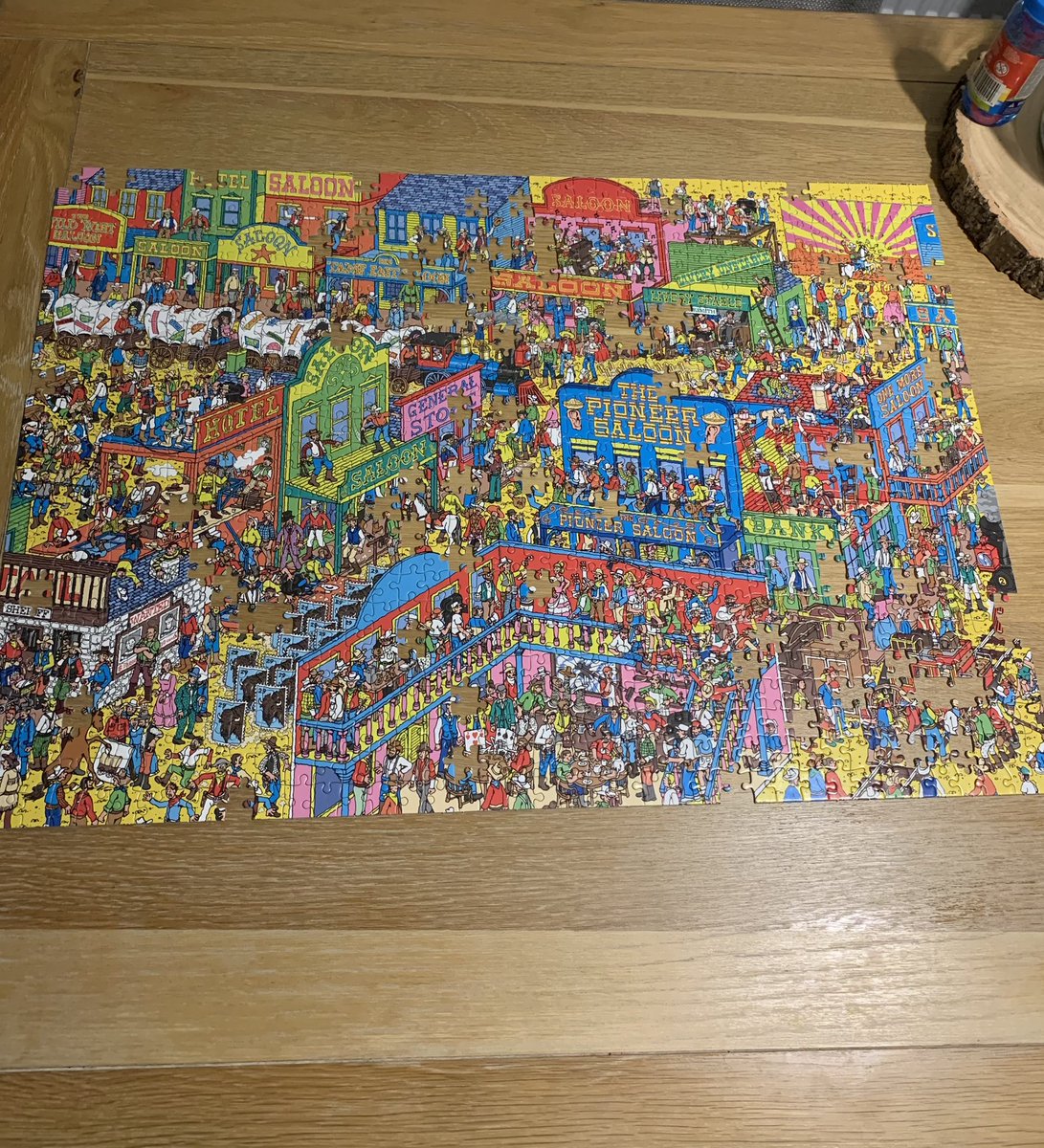 KayleSercombe's tweet photo. @WHSmith are you meant to sell jigsaws that have 79 missing pieces but 111 duplicates? 😂 after doing some research turns out I wasn’t alone… what a disappointing Christmas present this has turned out to be #whereswally? https://t.co/kYOZSebWci