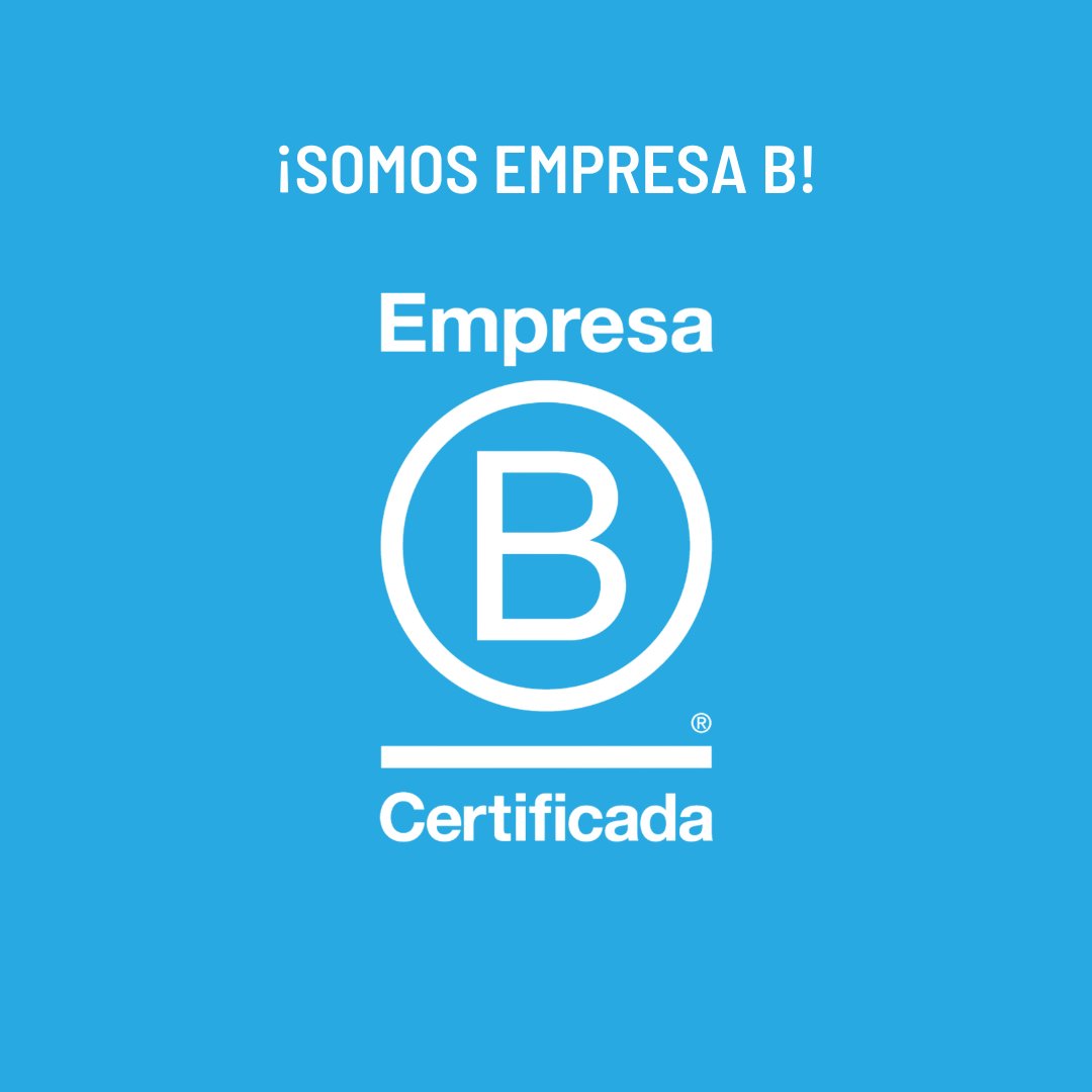 unplastify's tweet photo. Con mucho orgullo y felicidad, queremos anunciar a toda la comunidad que a partir de hoy… ¡somos oficialmente Empresa B Certificada! 🥰 https://t.co/l4toigFSa2