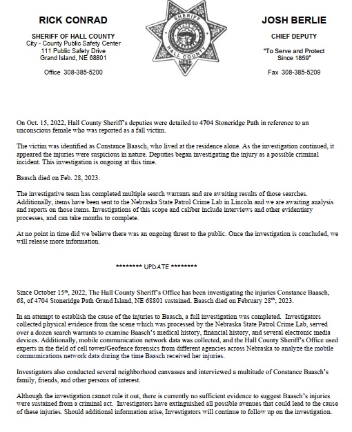 Hall County Sheriff's Department tweet media