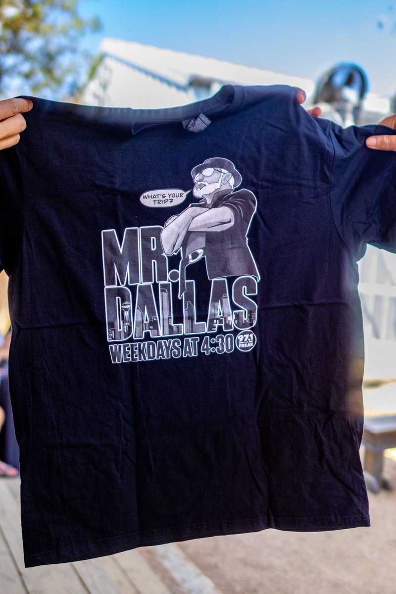 971TheFreak's tweet photo. Hard Mr. Dallas tee shirt is also for sale!
Get yours here: https://t.co/ddACbdxc5B
#thefreak #freakintheweekend #971thefreak https://t.co/Ib0FUFDOEO