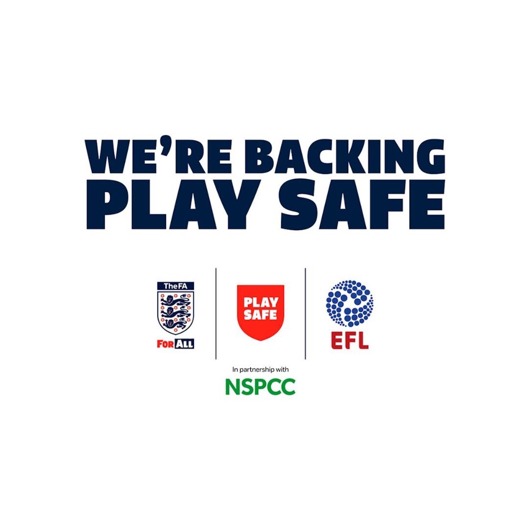 We unite with English football to raise awareness of the importance of safeguarding in our game. Good luck to all of our teams this weekend 🙌 @NottsFA 🔴⚫️ #PlaySafe