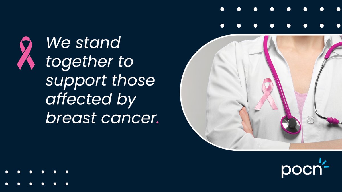 During October, Breast Cancer Awareness Month, POCN would like to recognize all those affected by breast cancer, their caregivers, and cancer survivors. Please join us in thanking the PAs and NPs who help with early detection, patient counseling, and treatment.