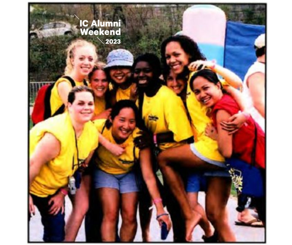 Ithaca College Alumni (@icalumni) on Twitter photo We are flipping through IC’s yearbooks and photos to get ready for Alumni Weekend! We are excited to welcome all alumni back to IC, and are thrilled to feature alumni who graduated in years ending in 3 and 8 in our celebrations! This week we are looking back on 2003! We are flipping through IC’s yearbooks and photos to get ready for Alumni Weekend! We are excited to welcome all alumni back to IC, and are thrilled to feature alumni who graduated in years ending in 3 and 8 in our celebrations! This week we are looking back on 2003!