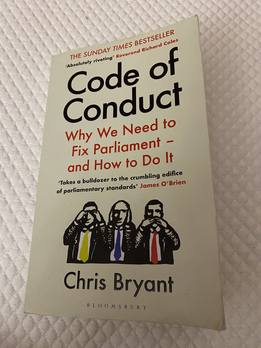 On honeymoon in Catalonia &amp; just finished this. Thank you <a href="/RhonddaBryant/">Chris Bryant</a> for dropping my jaw to how corrupt Parliament is, whilst coming up with a sound plan to reverse it. You’re making a difference. Ps, there was some romance in-between my anger &amp; nodding head whilst reading.