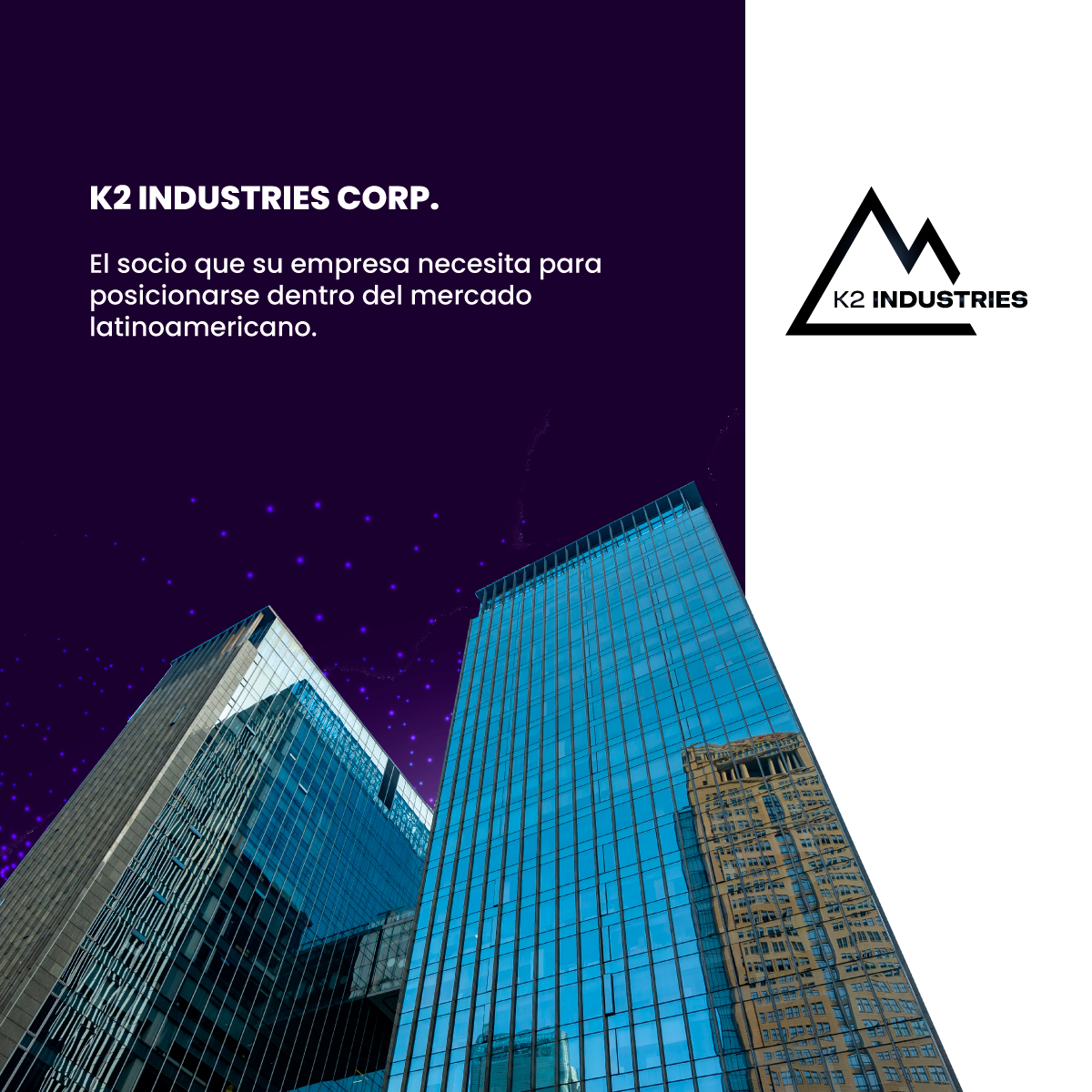 K2 te ayuda a identificar oportunidades para tu negocio en el mercado panameño y la región, crear un plan para aprovecharlas y conectarte con la gente correcta.

info@k2industriescorp.com
Office: +507 343 4500
Whatsapp: +507 6348 1745