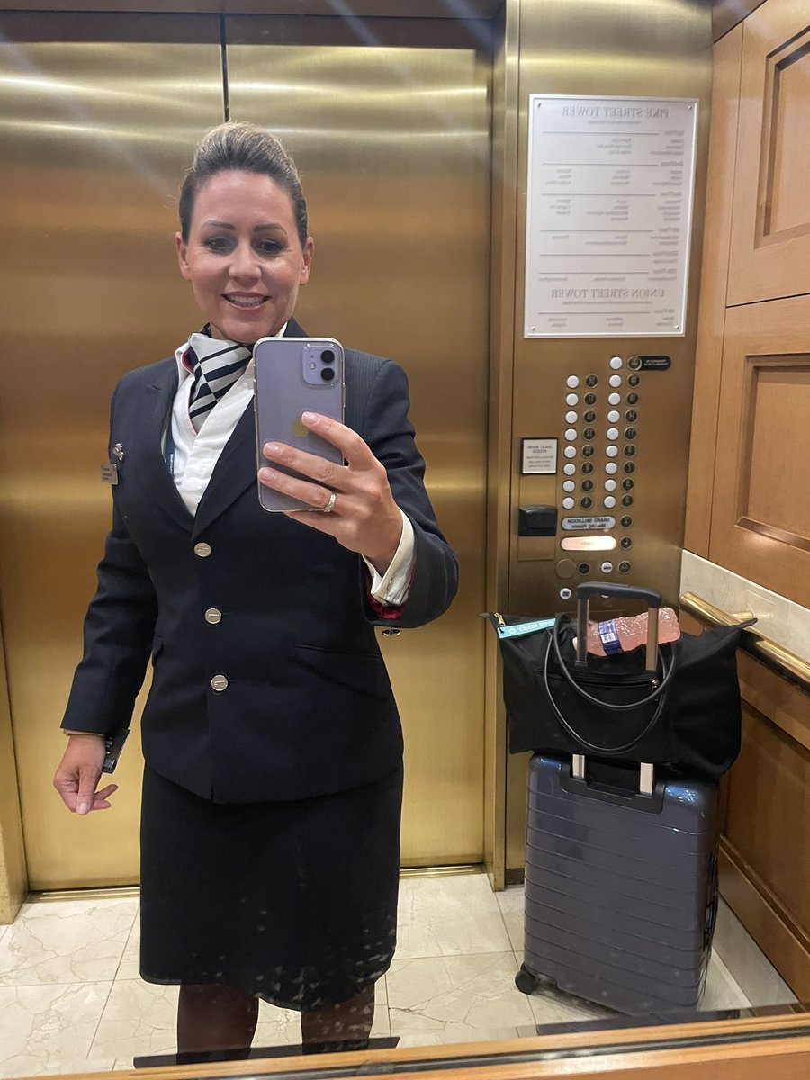 michelle_cb's tweet photo. Couldn’t let the day pass without marking MY last day in The BA JM uniform. It served us well for the last 19 yrs (albeit you felt every holiday indulgence 🙈) ‘almost’ half my life in this uniform (not 42 yet!) Def, time for a change, bring on uniform no.3! @Barrett01Robert https://t.co/6XlBdRTgth