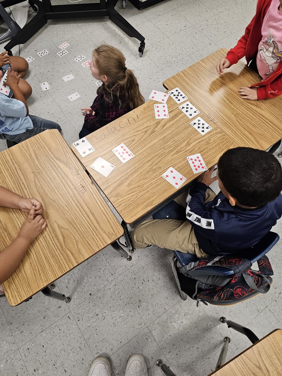 emb0889's tweet photo. We are playing "I Spy" where the students have to find the missing addends when giving the solution. I spy with my little eyes 👀 two numbers that make 15......
#ncssbethebest @MsRBattle @Heather_Hodge13 @DrPennyMosley https://t.co/cB4xE8NUr8