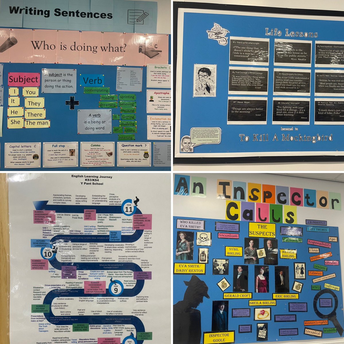 Delighted to have been voted Best Dressed Department, not for our sartorial choices 😂,  but for our beautiful new displays. We were determined to create inviting, engaging and purposeful notices around the department for our students.