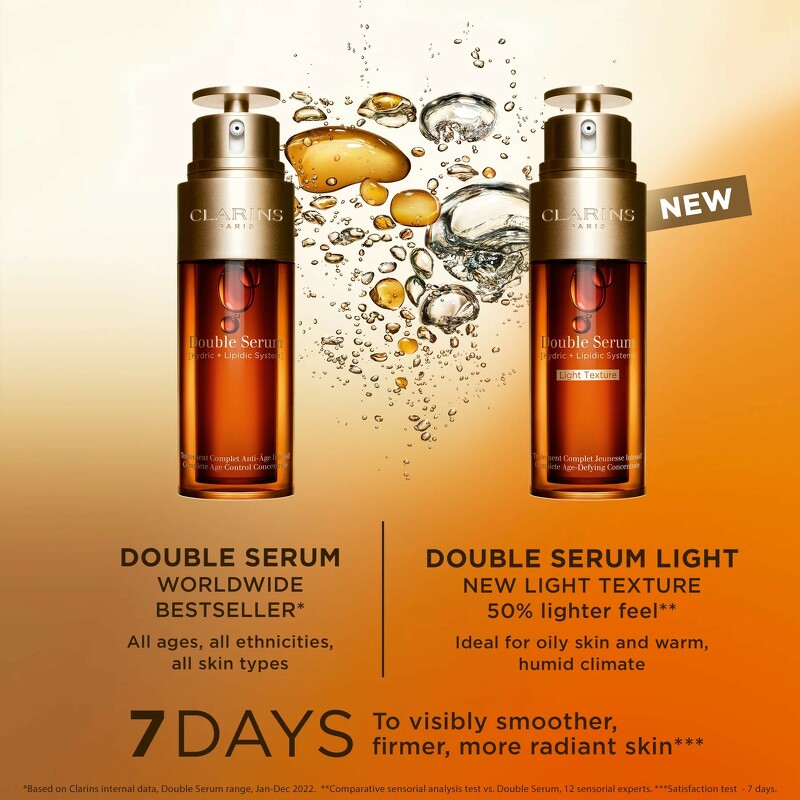 GoldenWinner24's tweet photo. 🌿 Experience the power of nature in every drop. Clarins Double Serum with 21 plant ingredients is your ticket to a flawless complexion. 
Get yours: https://t.co/KEn6tk2wIG
----------
#SuperAaB
#RyderCup
#tueogtonystvklub
#besserwisserne
Flemming https://t.co/qheJSLL463