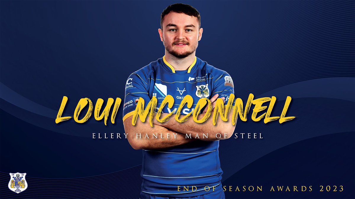 Doncaster_RLFC's tweet photo. Ellery Hanley Man of Steel 💪

Loui McConnell 🥇

#COYD https://t.co/RgtdYjlpcM