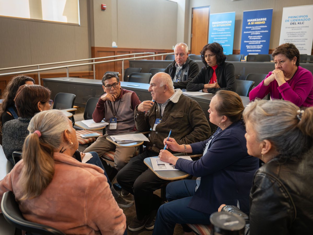 TheKLC's tweet image. Recently the community-driven organization led a series of programs on leadership, with the third session hosted at @TheKLC &amp;amp; facilitated by Lalo Muñoz in Spanish. It was a hit with a lively group of 30 participants. 

#HispanicHeritageMonth #LatinoLeadership #KansasLatinos