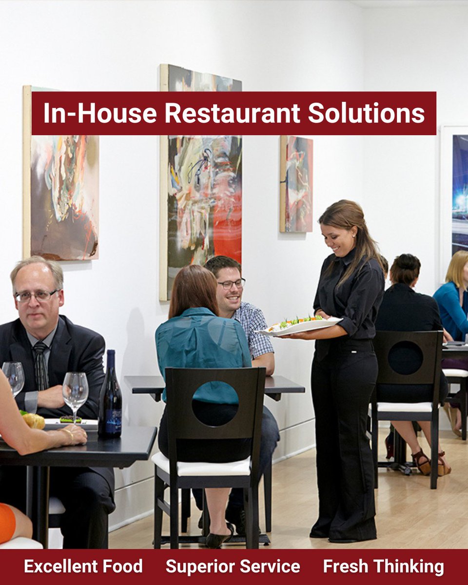 At Scarlett House Food Group, one of our specialities is opening doors to stylish and modern in-house restaurants creating an engaging atmosphere for all to enjoy. 🎉

Contact us today to learn more! 📲

#RestaurantSolutions #CulinaryServices #Restaurants