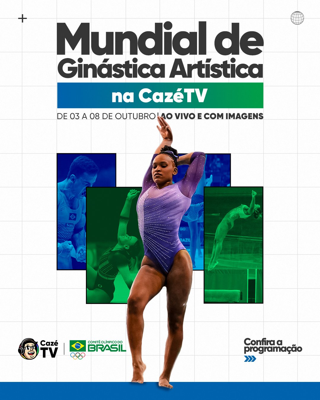 TRANSMISSÃO COMPLETA: MUNDIAL DE GINÁSTICA ARTÍSTICA NA CAZÉTV