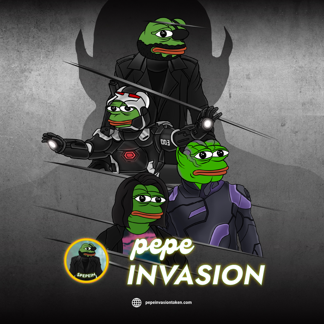 PepeInvasion_OG's tweet photo. 🔥🐸 Pepe Invasion Token is about to set the memecoin world on fire.🔥 Assemble, Pepeinites, it’s time to claim and conquer! 🚀💪

$Pepein #Pepein #CryptoCommunity #memecoins #PepeInvasionToken #PEPECOMMUNITY #pepecoin #Memes #cryptomarket #PepeInvasion #PepeCommunity #CryptoCommunity
