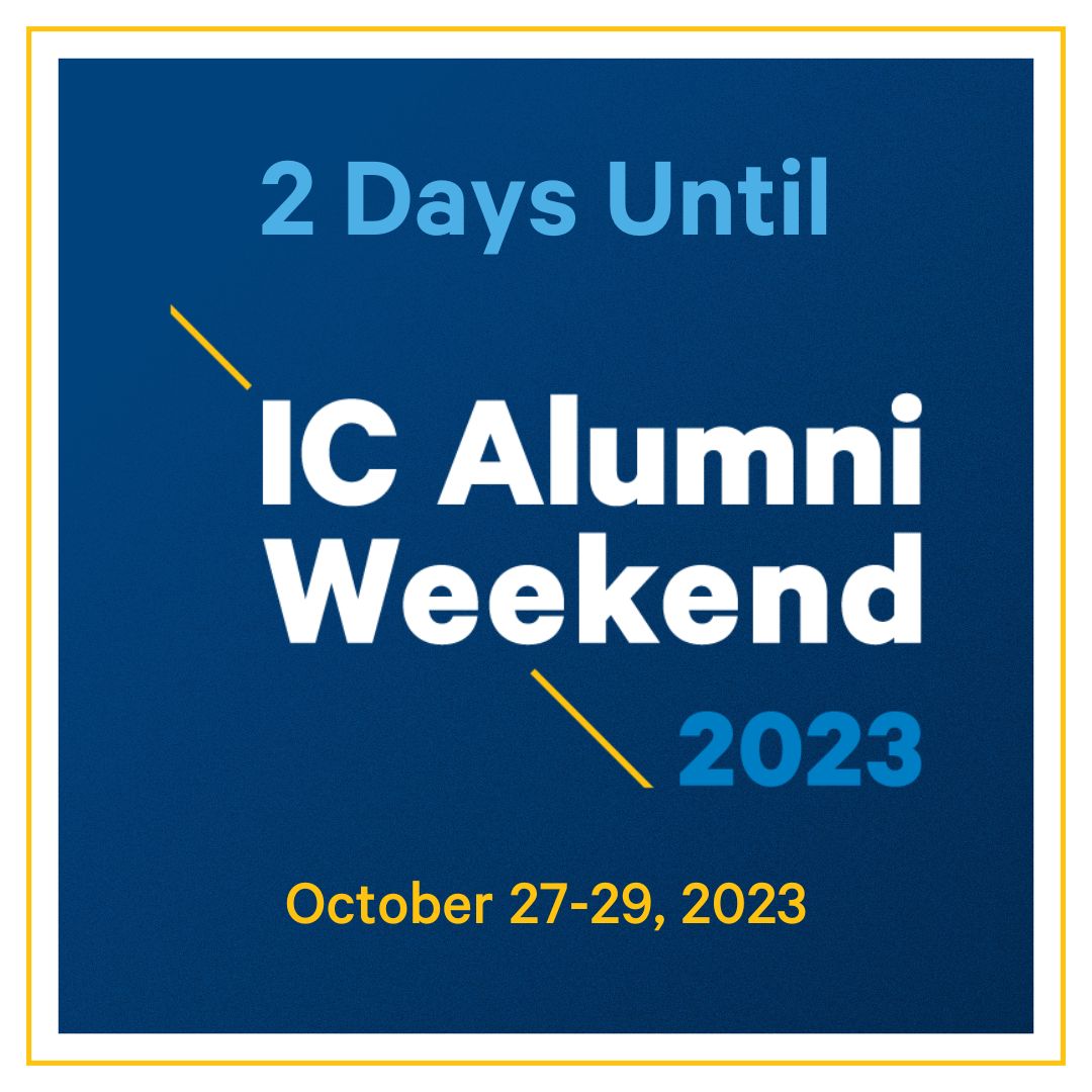 Ithaca College Alumni (@icalumni) on Twitter photo 2 more days!
What's your favorite part about being back in Ithaca? 2 more days!
What's your favorite part about being back in Ithaca?