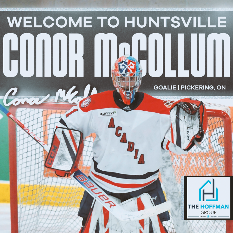 HuntsvilleHavoc's tweet photo. 𝗡𝗘𝗪𝗦: We've signed G Brian Wilson and Conor McCollum!

Welcome home 🥅

This transaction update is brought to you by Jen Detulleo with The Hoffman Group powered by Stockton Mortgage!