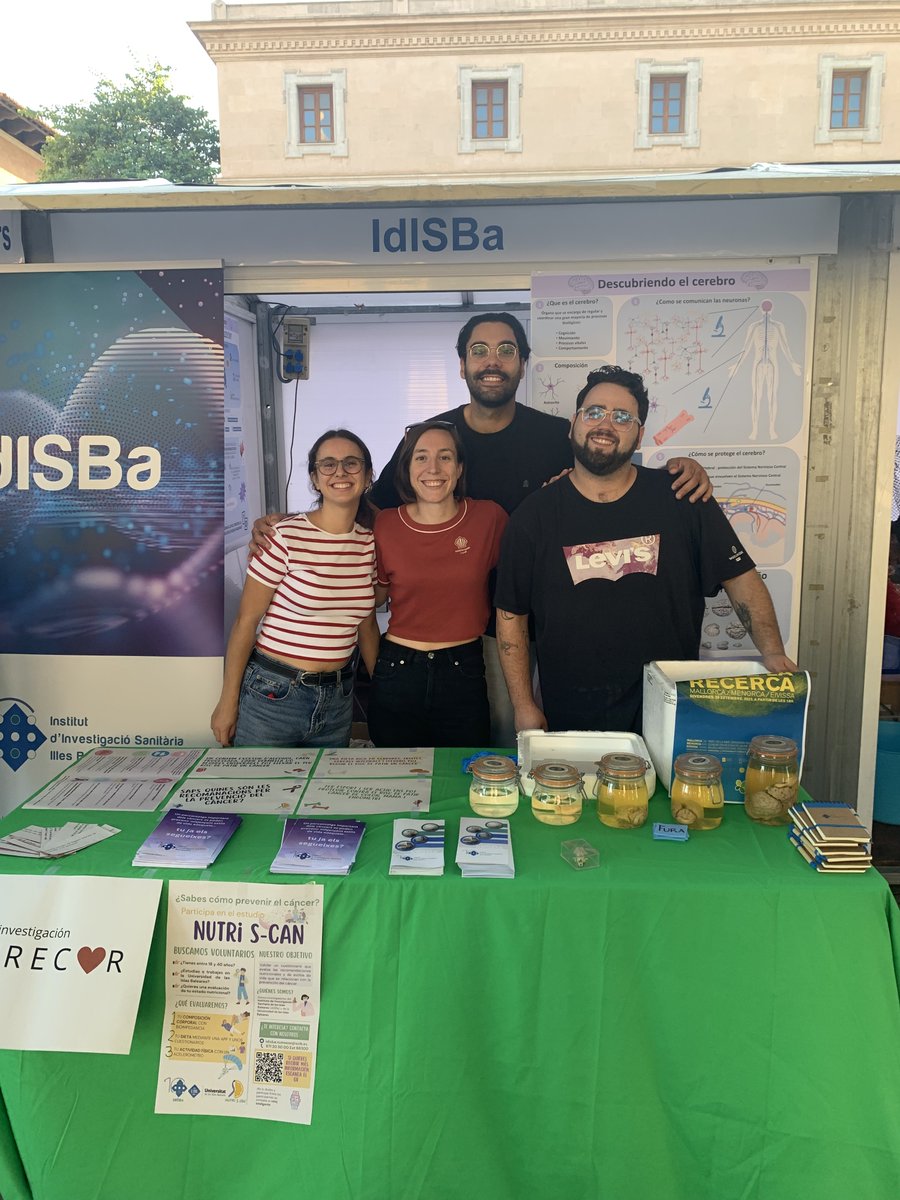 Julia Garcia-Fuster (@garciafusterlab) on Twitter photo Our PhD fellows <a href="/CorviSandra/">Sandra Corvi</a> <a href="/McColom15/">Carles Colom</a> <a href="/jordijorneet/">Jordi Jornet-Plaza</a> <a href="/lauragalvez_99/">Laura Gálvez-Melero</a> with their stand at the European Researchers' Night organized by <a href="/idisbaib/">IdISBa</a> and representing <a href="/IUNICS_UIB/">IUNICS-Research Institute of Health Sciences</a> <a href="/UIBuniversitat/">Universitat de les Illes Balears - UIB</a> Our PhD fellows <a href="/CorviSandra/">Sandra Corvi</a> <a href="/McColom15/">Carles Colom</a> <a href="/jordijorneet/">Jordi Jornet-Plaza</a> <a href="/lauragalvez_99/">Laura Gálvez-Melero</a> with their stand at the European Researchers' Night organized by <a href="/idisbaib/">IdISBa</a> and representing <a href="/IUNICS_UIB/">IUNICS-Research Institute of Health Sciences</a> <a href="/UIBuniversitat/">Universitat de les Illes Balears - UIB</a>