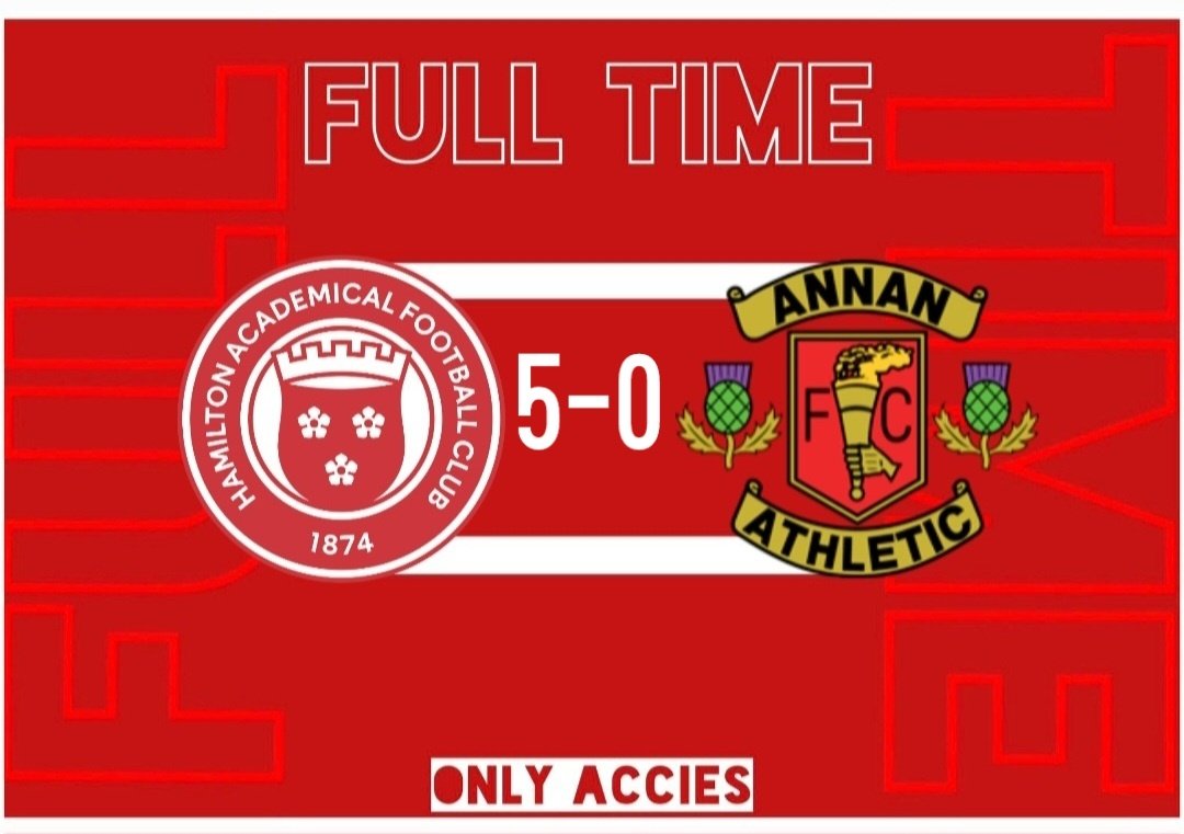 OAccies's tweet photo. FULL TIME!

A 5 star showing for the Accies! 🌟 

Let us know your thoughts on tonight's performance below! 👇

🔴⚪️🔴⚪️🔴⚪️ https://t.co/fIumpXOBhK