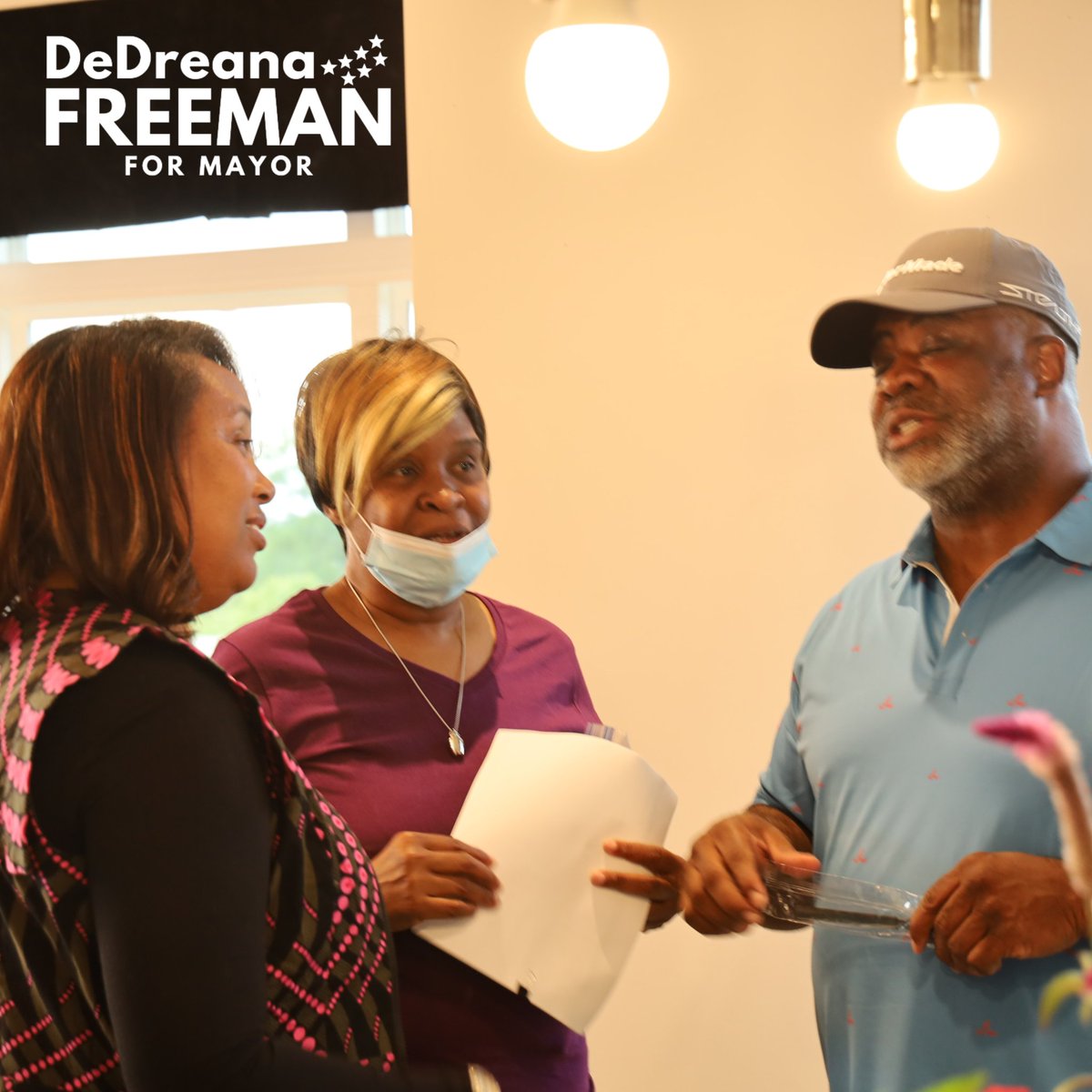 Listening is the heart of meaningful change. 🗣️💙 Our commitment to Durham starts with hearing your voices, your concerns, and your hopes for our community. Together, we'll shape a brighter future, one conversation at a time. 

#DeDreanaFreeman4Mayor dedreanafreeman.com