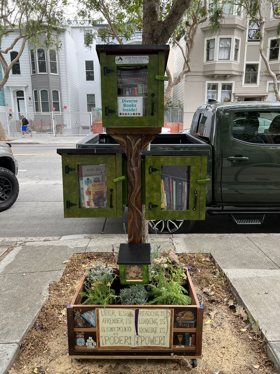 If you’re walking or riding in the area of Folsom and 25th, there is now a little free book library in front of my house.📚📘