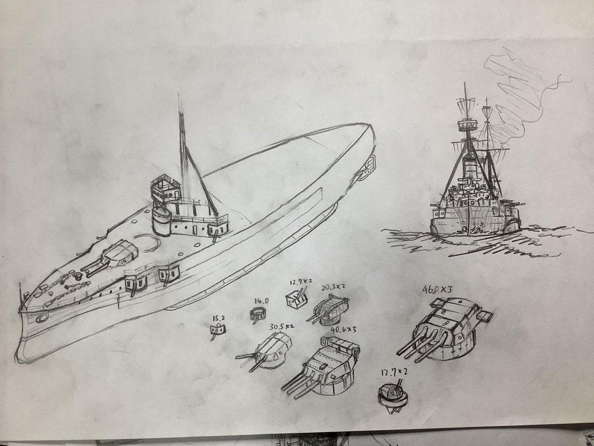 普通に軍艦に狂ってた高校時代ヤバすぎると思う  もっと萌え絵とか描くべきだった 