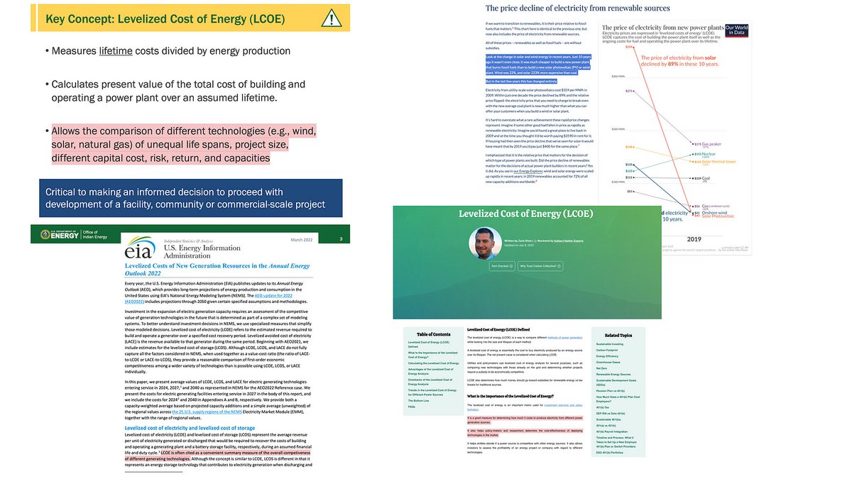 “The constantly-used Lazard ‘Levelized Cost of Energy’… analysis explicitly says ‘This analysis does not take into account… reliability-related considerations.’ Such an analysis is worthless. But it is used widely to misrepresent solar/wind as cheap.” energytalkingpoints.com/wind-cheap/
