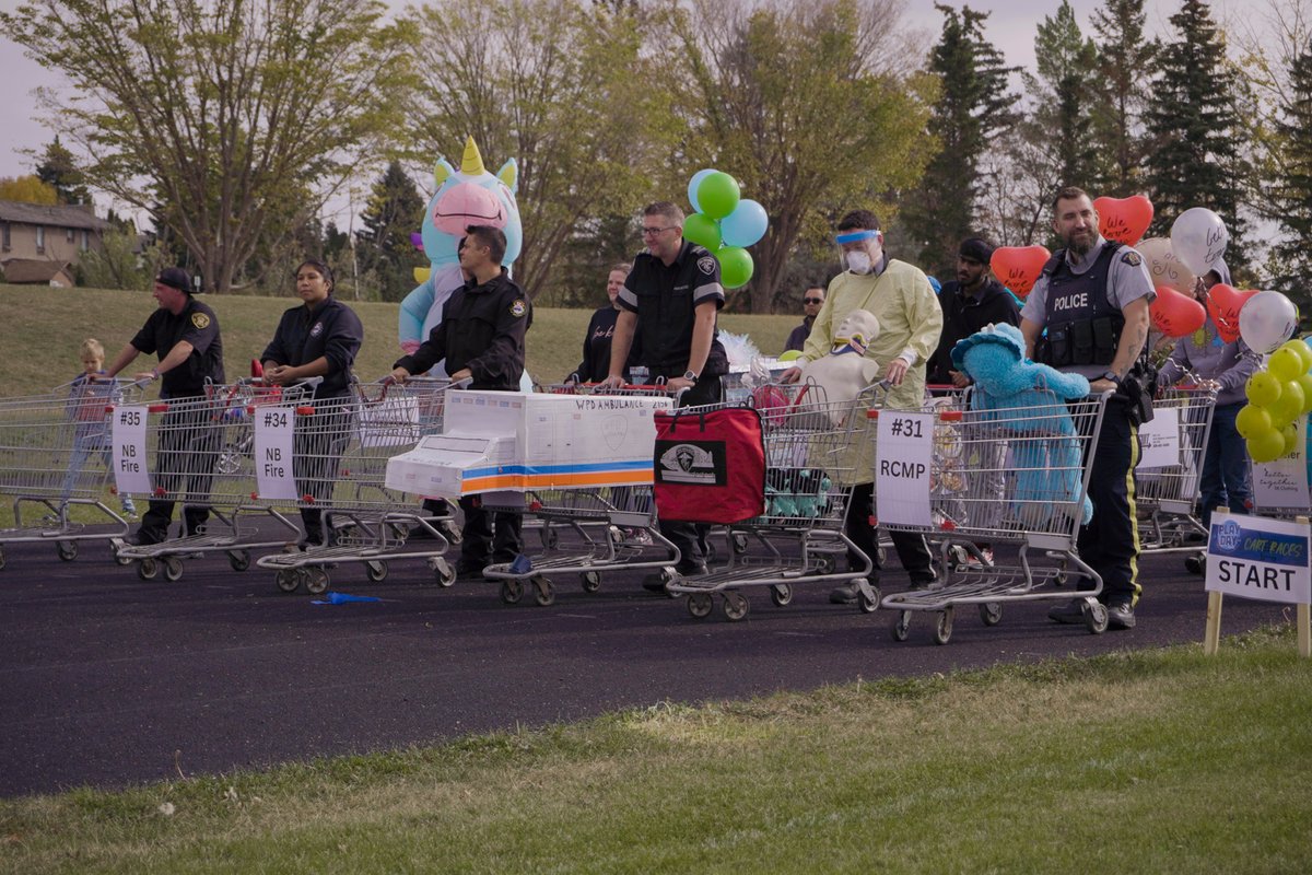 It was an honour to participate in the Cart Races #fundraiser!  🛒🏃...A huge thanks to our First Responders and and everyone else who joined in! 🙌 Your support embodies the spirit of our community. 

#CommunityGratitude #EMS