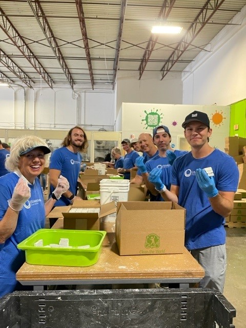 USAP_Updates's tweet photo. We're proud to partner with @CleantheWorld, a mission-driven enterprise saving lives with recycled soap and hygiene products.

At our USAP volunteer event, we sorted 60,000 used soap bars for recycling and packed 35,000 brand-new bars that are headed to Zambia. #USAPCaresWeek https://t.co/EayyT0hOpa