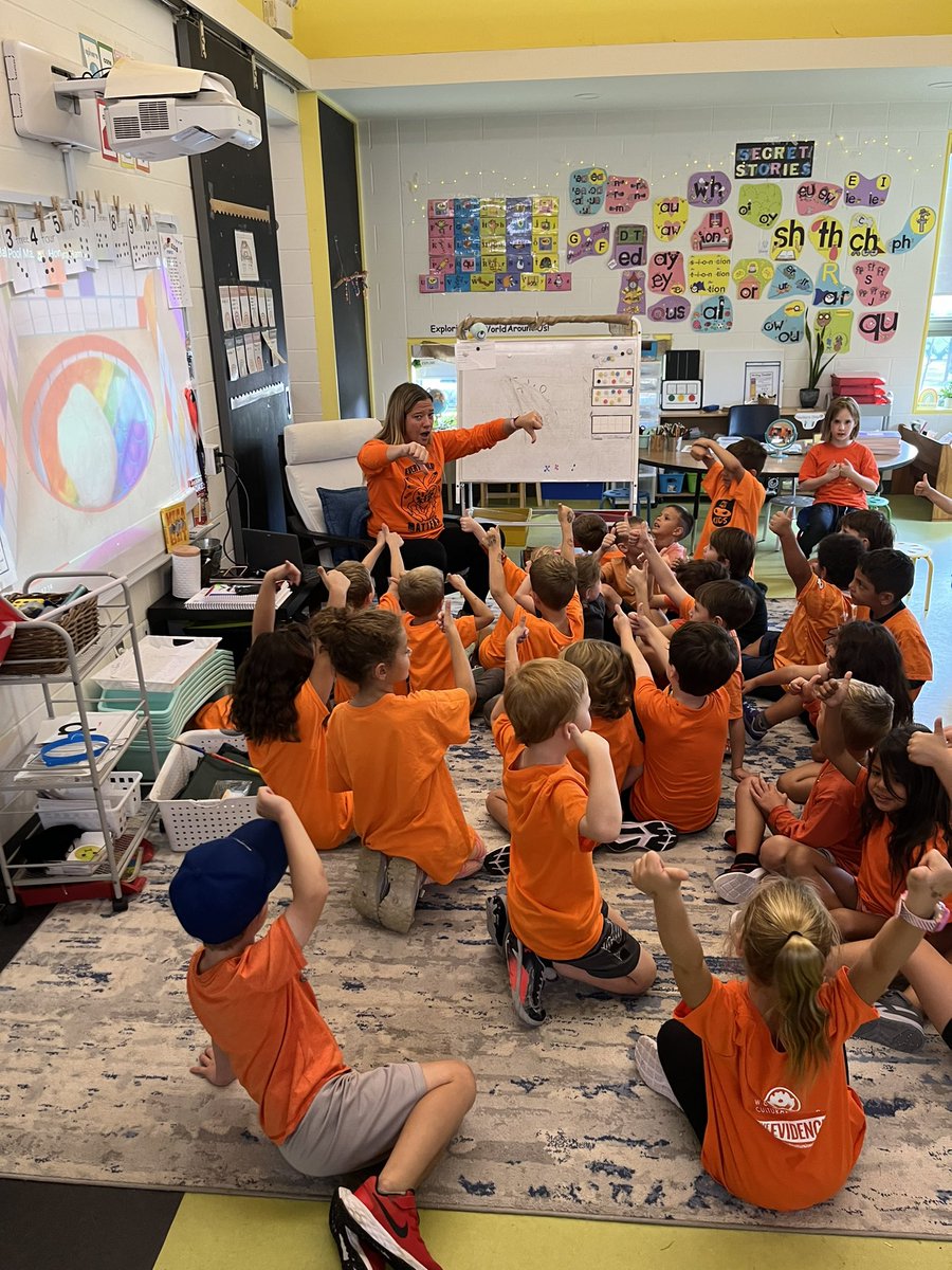 avandernut's tweet photo. @lindsfish85 @GreenbrierScho1 @GEDSB And a BIG thanks to our awesome Principal @tjcronk for teaching our classes a new cheer while we cleaned up our messy learning! https://t.co/6bCg4m4kXv