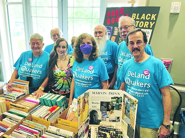 We are collecting books at our Meetinghouse on Sunday Oct. 1st that will be distributed by DeLand Quakers in Volusia County, Florida. #WorldQuakerDay
themessenger.com/.../florida-qu…...
beacononlinenews.com/.../quakers-gi…