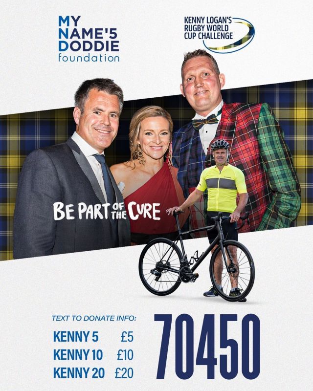 📽️ - Documentary Filming

We're delighted that tomorrow we join @KennyLogan and his amazing team as they cycle/walk from Edinburgh to Paris in support of the amazing @MNDoddie5 Foundation.

Donate: justgiving.com/campaign/kenny…

#BePartOfTheCure #MNDF #KennyLoganRWCChallenge