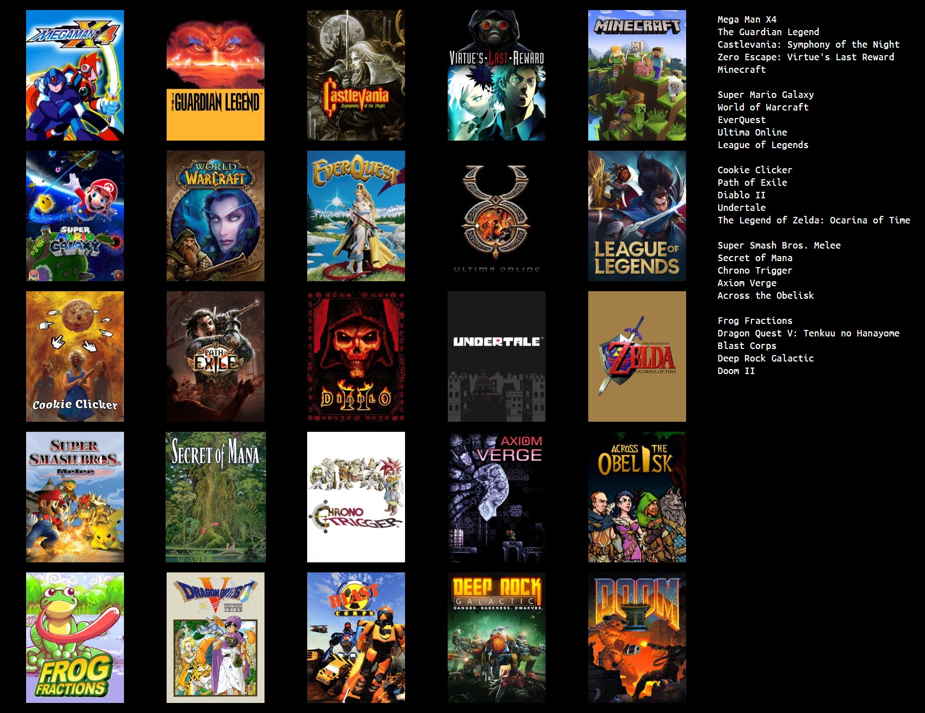 My Top 25 Games of All Time - One Game per Franchise : r/videogames