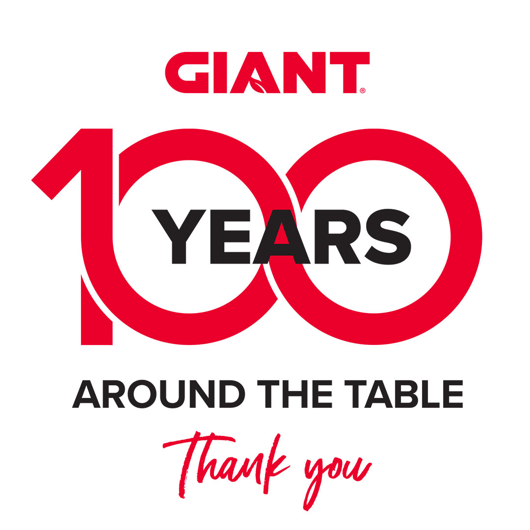 GIANT FOOD STORES is celebrating 100 years around the table! Take the GIANT FOOD STORES 100th Anniversary Quiz for a chance to win a $500 GIANT gift card! -&gt; iheartradio.com/giant