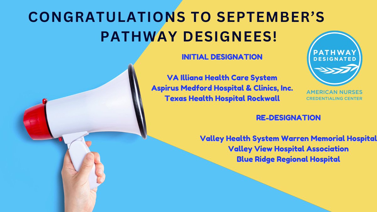 Gather 'round, Pathway community! We have 6 new Pathway designees to celebrate. Thank you for all you do for the Positive Practice Environment.