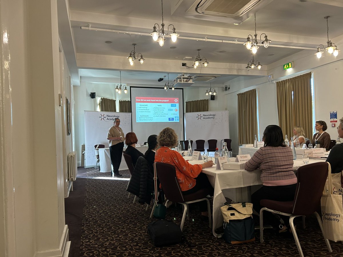 ruthstross's tweet image. Such a privilege to listen to delegates from the MS leaders Academy masterclass presenting their inspirational #MyMSagenda - this will revolutionise a patient’s appointment, support #selfmanagement, value all of the MS team &amp;amp; target individualised care ❤️
