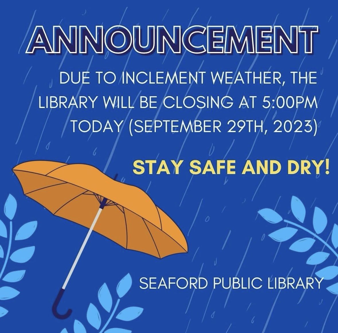 Seaford Library Children’s Department tweet media