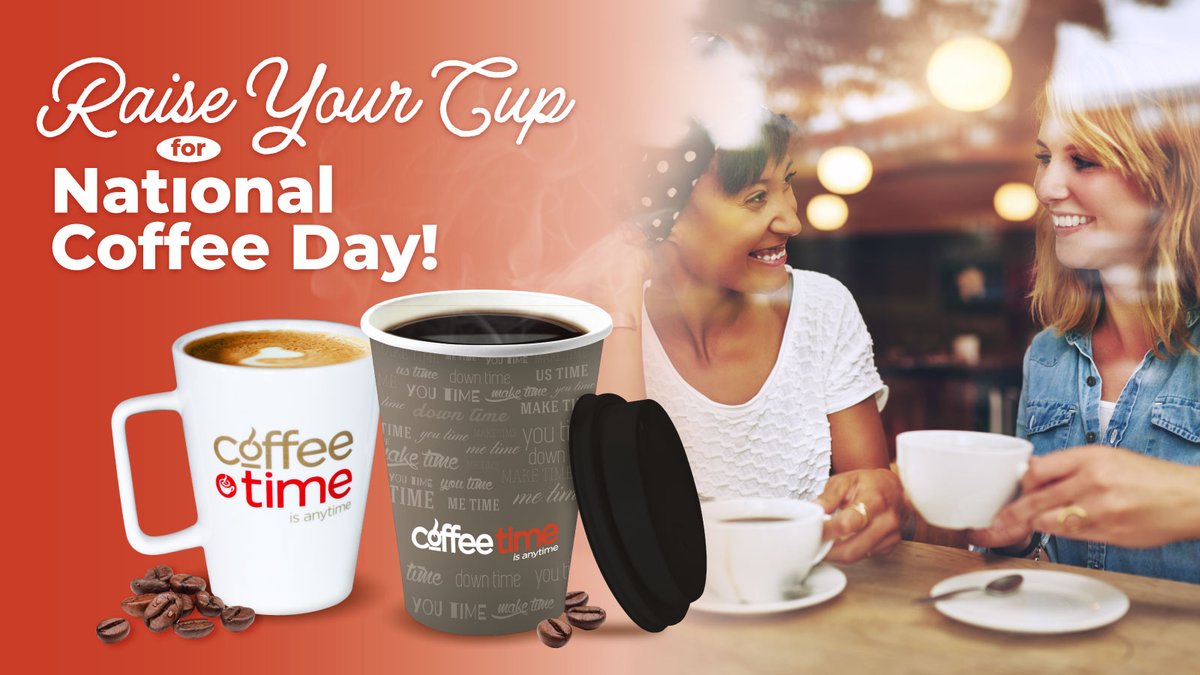 CoffeeTimeCAN's tweet photo. On National Coffee Day, Coffee Time is the only time that matters. Let's share the love of coffee at our favorite spot! โโค๏ธ . . . #CoffeeTime #NationalCoffeeDay #CoffeeDay #CoffeeTimeIsAnytime #CoffeeNearMe #CoffeeLover #CanadaTakeout #TakeoutDay #Caffeine #PumpkinSpice #Fall https://t.co/eB8NRfHLWr