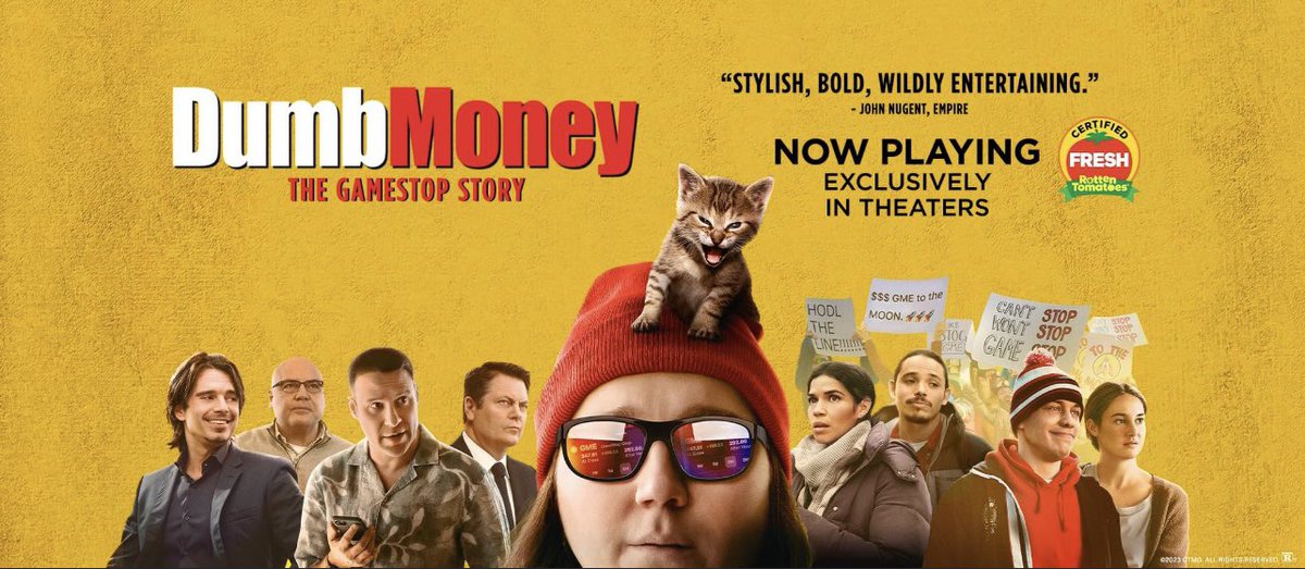 AuroraCineplex's tweet photo. DUMB MONEY -Now Playing on the big screen here at #AuroraCineplex @DumbMoneyMovie
Tix-https://t.co/qAkqdiyHTf
#DumbMoney #DumbMoneyMovie #PaulDano #SethRogen #AmericaFerrera #VincentDOnofrio #NickOoferman #AnthonyRamos #SebastianStan #ShaileneWoodley #PeteDavidson https://t.co/h3pEZsmSoC