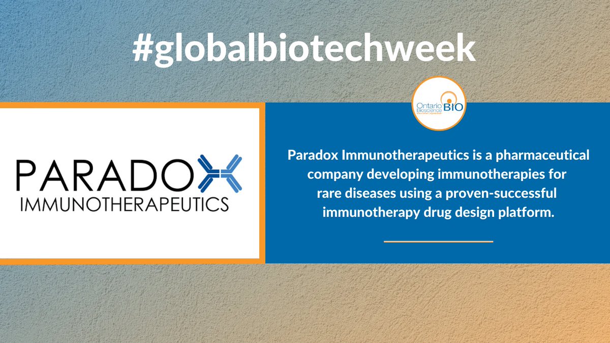 OBIOscience's tweet photo. 👏What an amazing accomplishment, @ParadoxImmuno! Last week, Paradox, an #OBIO member, was announced the winner of #BIO2023 Emerging Start-Up Stadium!

🎉Congratulations Natalie Galant and the Paradox team!

Read more👇
https://t.co/V2B97PY335

#OBIOmember #globalbiotechweek https://t.co/AgLGzN7tXV
