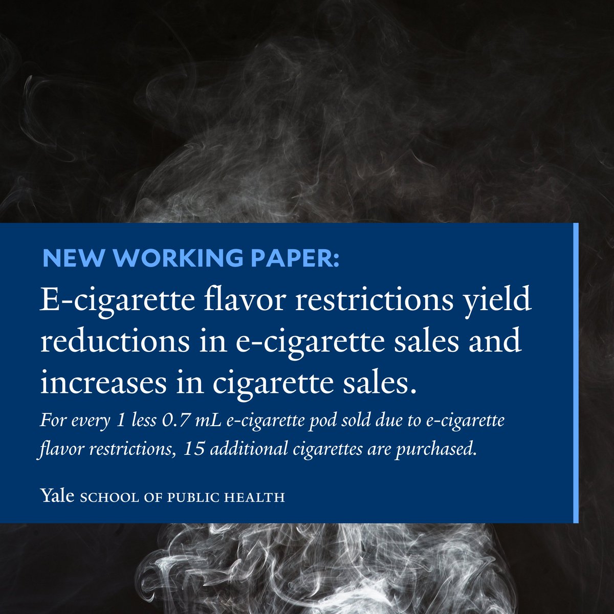 375+ localities and 7 states have restricted sales of flavored e-cigarettes. However, a new working paper by Prof. @AFriedmanPhD and colleagues @AlexCLiber @mikepesko finds that such policies’ public health costs may outweigh their benefits. papers.ssrn.com/sol3/papers.cf…