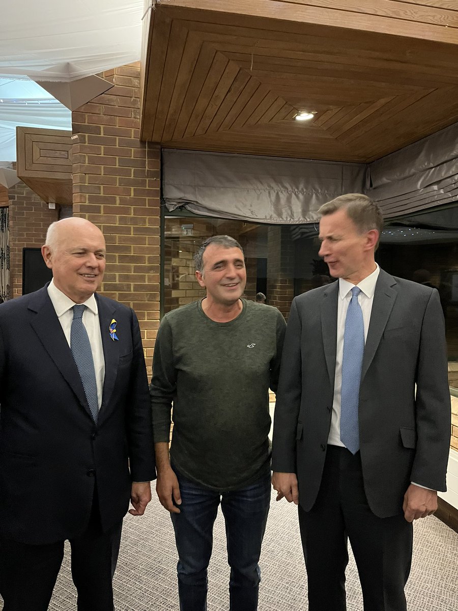Had a great time with the event organised be Chingford Conservative Association with guests, Sir Ian Duncan Smith and Mr Jeremy Hunt