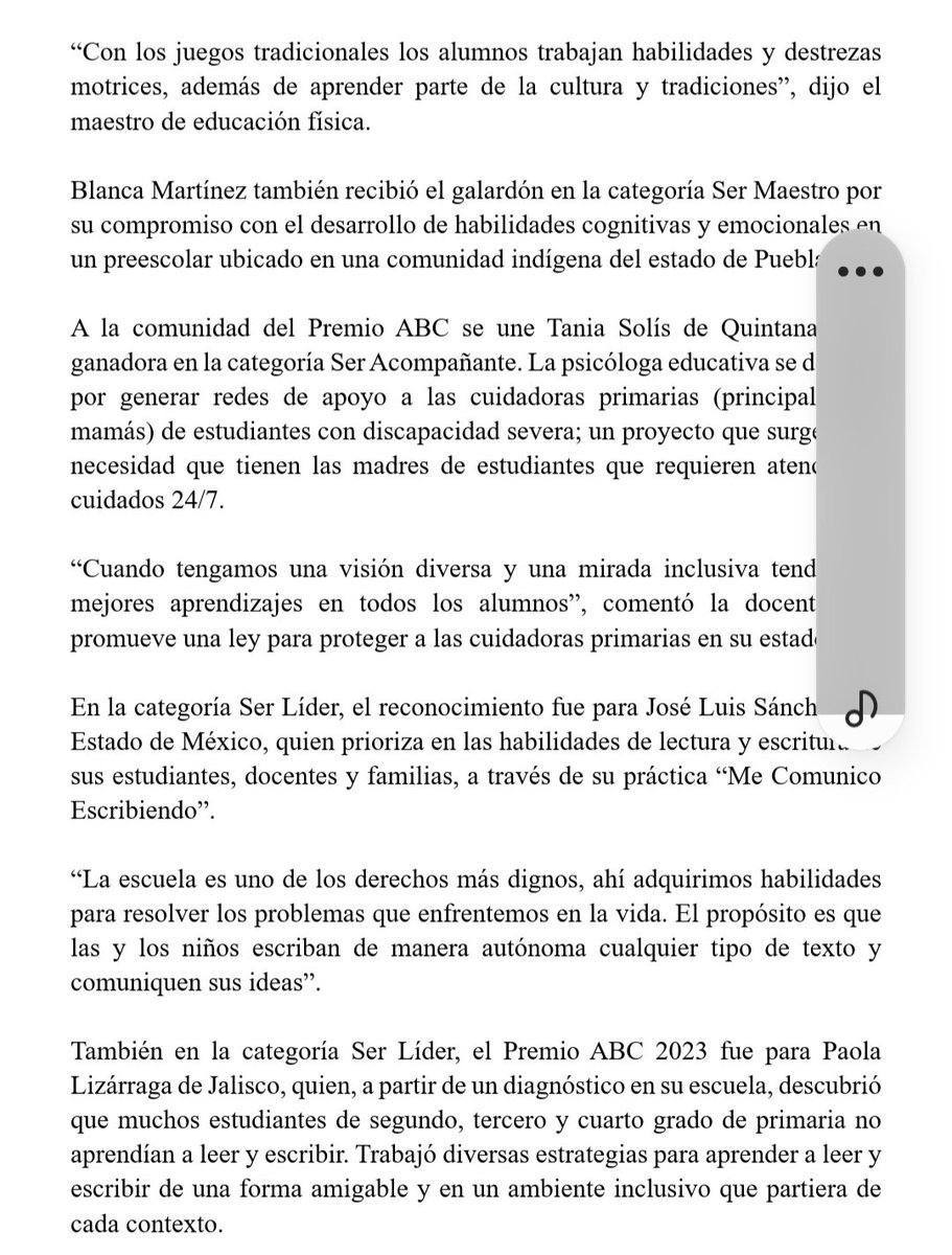 Mexicanos1o's tweet photo. Cumplimos 15 años de reconocer y visibilizar a maestras y maestros con el #PremioABC, y este año premiamos las extraordinarias prácticas de la generacion 2023. https://t.co/NbFurUZwvj