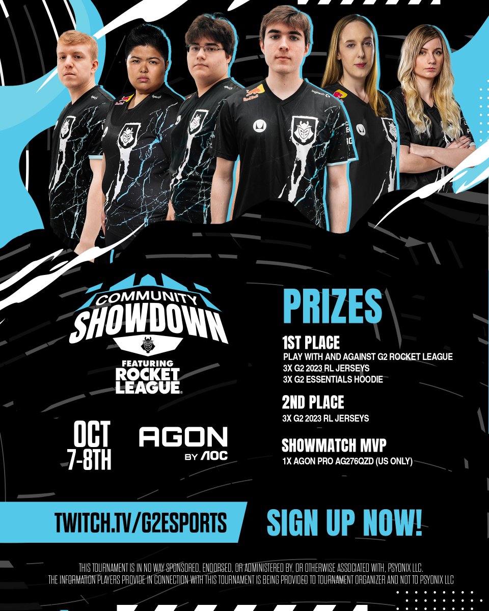 G2 RL vs the G2ARMY 😈 Join our Community Showdown presented by @AGONbyAOC