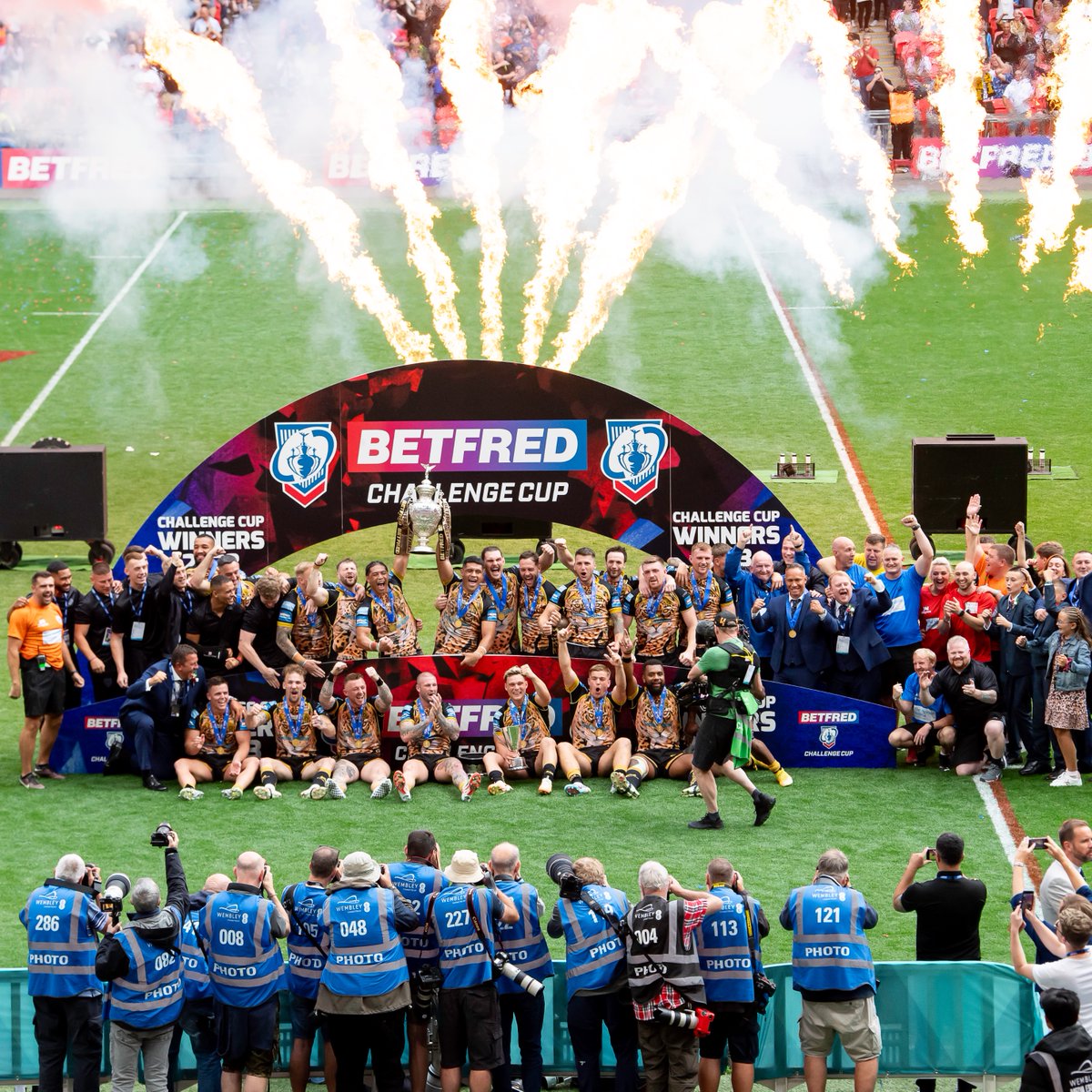 LeighLeopardsRL's tweet image. It wasn't to be tonight but it's been a year no one will forget. 🐆

From the best freaking night of your life to the @TheChallengeCup final and everything in between, we will cherish every single memory. ❤️

Thank you for sharing in this chapter of our story with us. 🙏