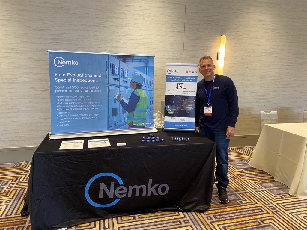 Our very own Gary Richards at the 2023 IAEI Eastern Section Meeting! Make sure to stop by and say hello😊
#Nemko #IAEI #FieldEvaluation