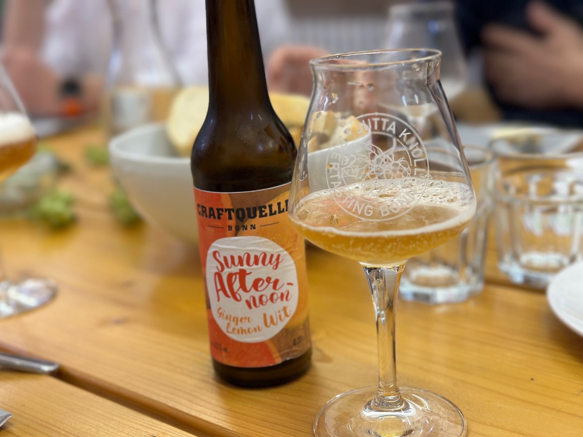 Danke Jutta für den tollen Abend beim Bier Tasting