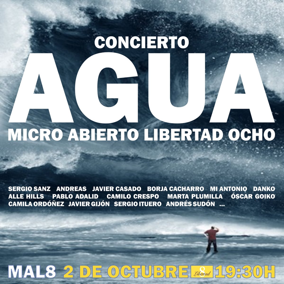microabiertol8's tweet photo. #conciertoMAL8agua https://t.co/Jg0mAneHkj